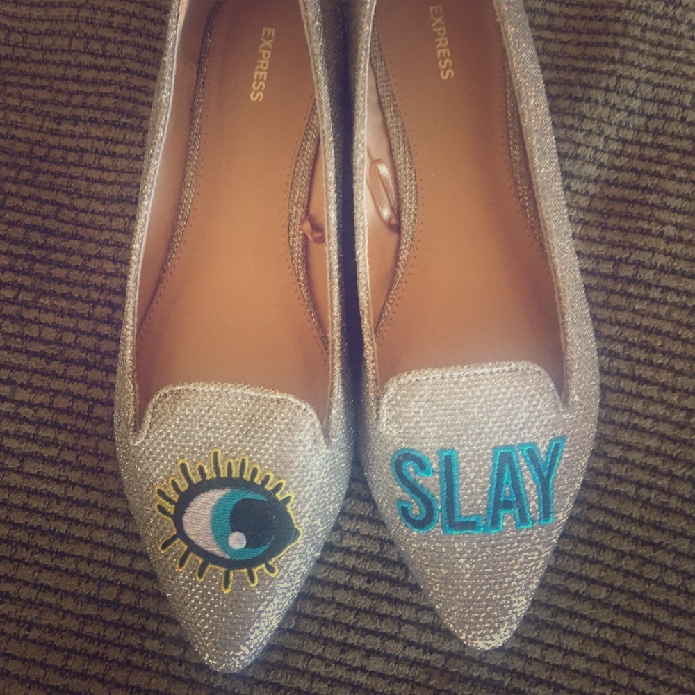 Eye Slay flats from Express